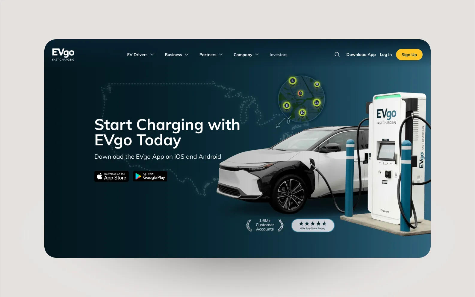 EVgo.com Redesign — EVgo, Web, 2022