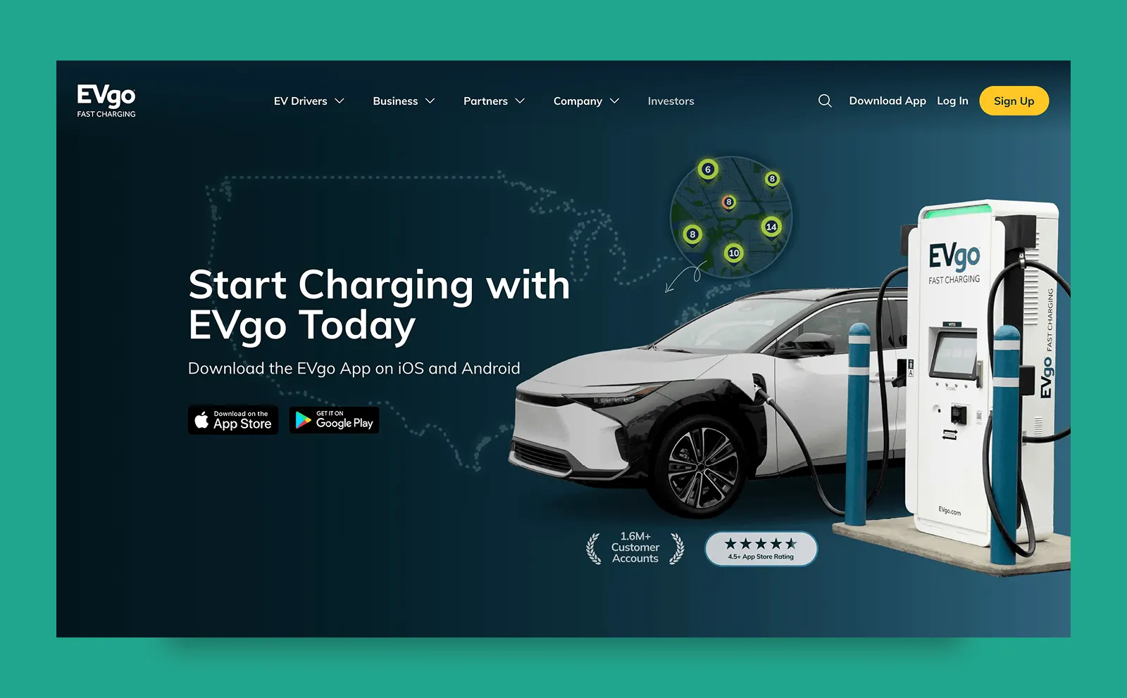 EVgo.com Redesign — EVgo, Web, 2022