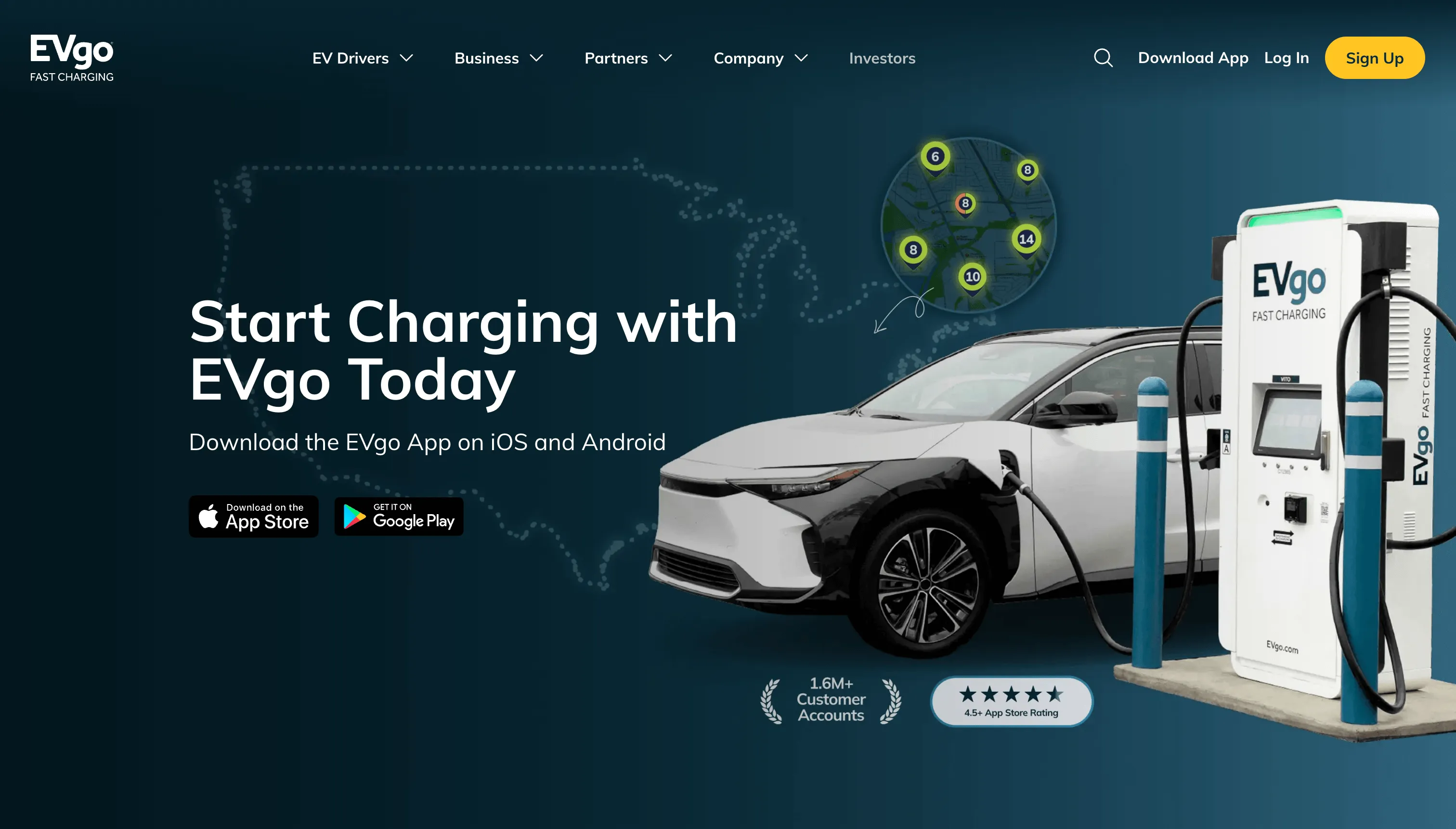 EVgo.com Redesign — EVgo, Web, 2022