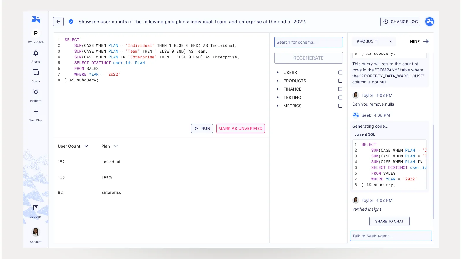 Redesigning Seek AI — Seek AI, 2023